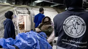 المستشفى الإماراتي العائم بالعريش يتابع دعم مرضى غزة